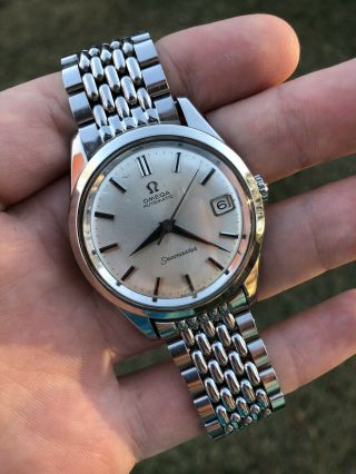1963 Vintage Omega Automatic Seamaster Cal 562 Ref.  166.  010 Watch Beads Of Rice