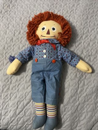 Raggedy Andy Molly E Version 1993 Limited Ed.  19 " Doll By Applause