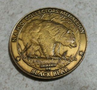 North American Hunting Club Token Black Bear Medallion Big Game Collectors Coin