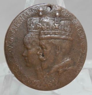 1911 King George V & Queen Mary To Commemorate Coronation Of Medal C1525