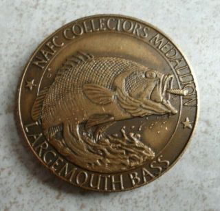 North American Fishing Club Token Largemouth Bass Medallion Collectors Coin
