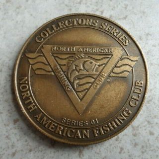 North American Fishing Club token Largemouth Bass medallion collectors coin 2