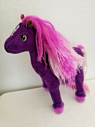 Hallmark Rainbow Brite Stormy Skydancer Horse Pony Stuffed Plush Purple Pink