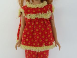Vintage 1963 Skipper Mattel Barbie Doll w/ Red Hair & Blue Eyes 3