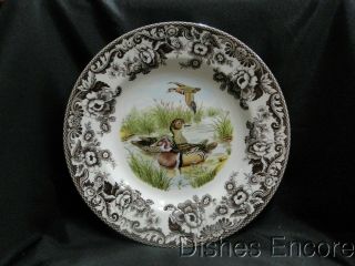 Spode Woodland Wood Duck,  England: Dinner Plate (s),  10 3/4 ",  Box