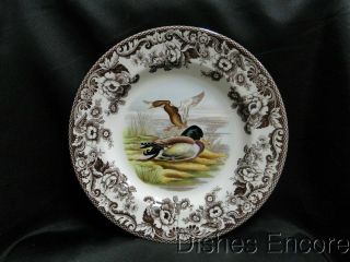 Spode Woodland Mallard Duck,  England: Dinner Plate (s),  10 3/4 ",  Box