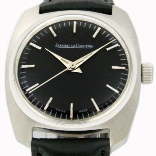 Jaeger - Lecoultre Winding Black Dial Vintage Midsize Wrist Watch