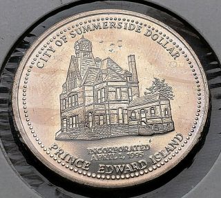 1995 City Of Summerside Prince Edward Island $1 Trade Dollar