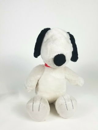 Build A Bear Snoopy Peanuts Movie Plush Stuffed Dog Black White Red Collar 18 "