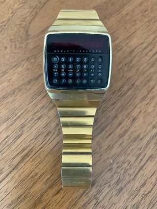 Vintage Hewlett Packard HP - 01 LED Calculator Digital Watch 1977 - 3