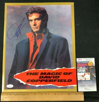 David Copperfield Hand Signed The Magic Of David Copperfield Jsa/coa 10820