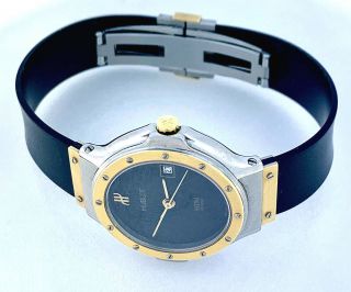 Hublot Classic MDM 18K Yellow Gold/Stainless Steel Ladies Watch Model 1391.  100.  2 3