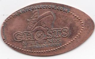 Elongated Souvenir Penny: Ghosts & Legends Of The Queen Mary Z 82a