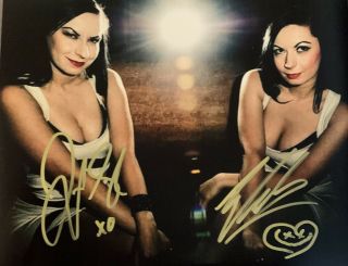 Soska Sisters Signed 8x10 Photo Sexy Twin Horror Movie Directors Autographed