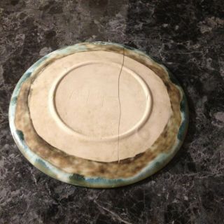 Mccarty Pottery Jade Glaze 11 " Dinner Plate