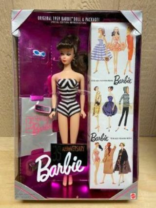 35th Anniversary Barbie,  Brunette 