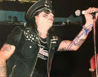 Taime Downe (faster Pussycat) Signed 11x14 Photo 1 - Fsc
