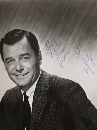 " Gig Young " Autographed Photo 1950 