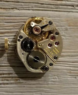 ROLEX VINTAGE 18k Yellow Gold Ladies 1966 Precision 9181 Watch Dial 2