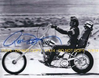 Peter Fonda,  Easy Rider,  Hand Signed Large 11x14 Photo W/coa