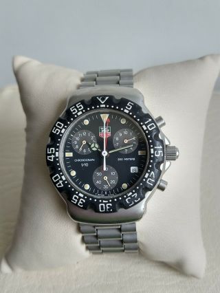 Tag Heuer Formula1 Chronograph Ca1211 - Swiss Made 200 Meters Vintage Collectible