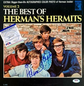 Peter Noone Signed Autographed Herman 