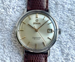 Vintage Omega Seamaster Deville Automatic Stainless Steel Calendar Swiss Made