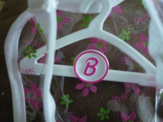 3 Barbie Doll Garment Bags with Clothes Hangers 2