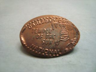 Carlsbad Caverns National Park - Temple Of The Sun - - Elongated Zinc Penny