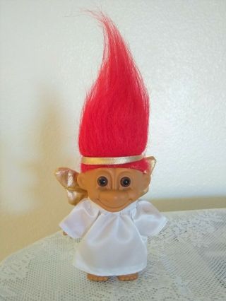 Angel Troll Doll By Russ Flaming Red Hair 4 " 18280