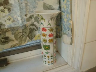 Vintage Piemonte Rosenthal Studio - Linie Emilio Pucci Germany 7.  5 " Vase Euc