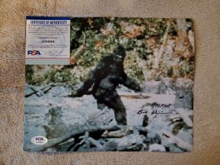 Bob Heironimus Bigfoot Signed 8x10 Photo Psa/dna Ai34886 Autographed