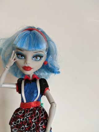 Ghoulia Yelps Monster High Doll Mattel Dead 11 Fashion Shoes