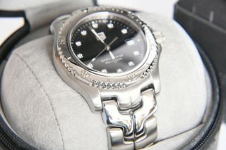 Men ' s TAG Heuer Professional SEL Men ' s Black Diamonds - WT1115 Wristwatch 2