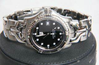 Men ' s TAG Heuer Professional SEL Men ' s Black Diamonds - WT1115 Wristwatch 3