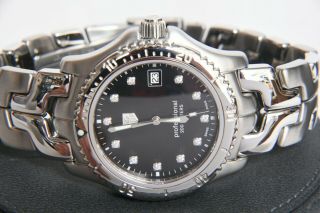 Men ' s TAG Heuer Professional SEL Men ' s Black Diamonds - WT1115 Wristwatch 4