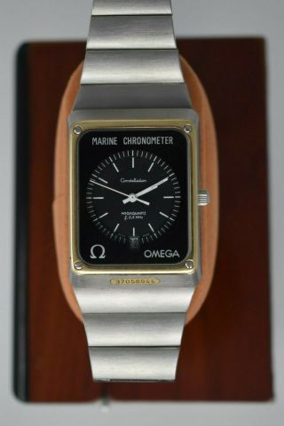 Vintage Omega Marine Chronometer Megaquartz Caliber 1516 Ref.  198.  0082 for repair 2