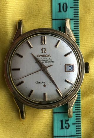 Vintage Gents Omega Constellation Watch Automatic Cal 561 Circa 1960 