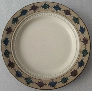 Mikasa Stone Craft Terrazzo Dinner Plates 10 7/8 " Cf309