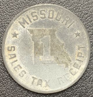 Missouri Sales Tax Receipt Token,  Fast 2557