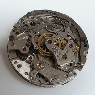 Vintage Heuer Carrera Autavia Chronograph Valjoux 92 Mn Movement Repair