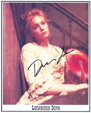 Diane Lane Signed Lonesome Dove 8x10 W/ (& Unique) Color Closeup