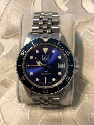 Tag Heuer 1000 Professional Diver Blue Dial (ref 980.  613b)