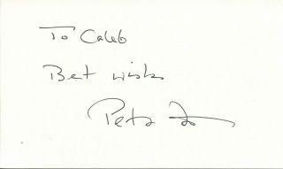 Peter Fonda Easy Rider 1988 Hand Signed Autographed Card D.  2019