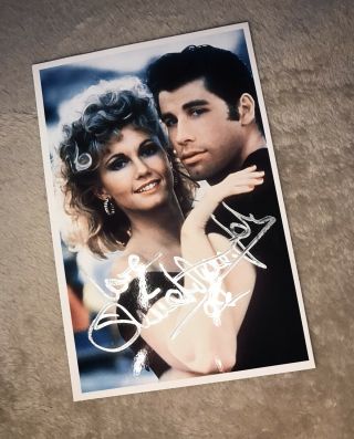 Authentic 4x6 Glossy Olivia Newton John Autographed Photo (grease) Through Mail