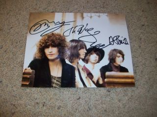 The Temples Band Signed Autograph 8x10 Photo C W/proof James Bagshaw,  3