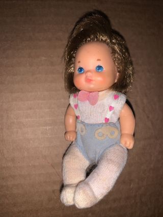 Mattel Barbie 1976 Rosebud Baby Doll Chubby Toddler Heart Family