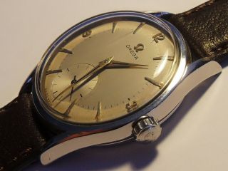 Rarity Vintage 1954 First Omega Seamaster Ref.  Ko 2791 - 1 Two Tone Dial Case 36mm