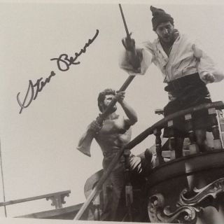 Steve Reeves Signed 8x10 Photo Bodybuilder Movie Star Hercules 1961