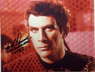 Jack Donner As Tal Star Trek 8x10 Autograph Color Photo - (ebau - 1081)
